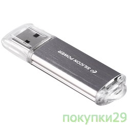 USB 2.0 Silicon Power USB Drive 16Gb, Ultima II [SP016GBUF2M01V1S], Silver