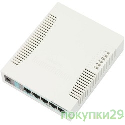 MikroTik RB260GS RouterBOARD 260GS with indoor case and power supply